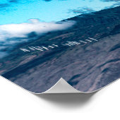 Frigatebird über dem mauischen Poster (Ecke)