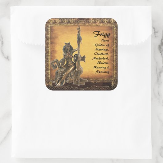 Frigg 2 Aufkleber (Tasche)