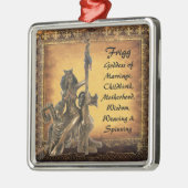 Frigg 2 silbernes ornament (Links)
