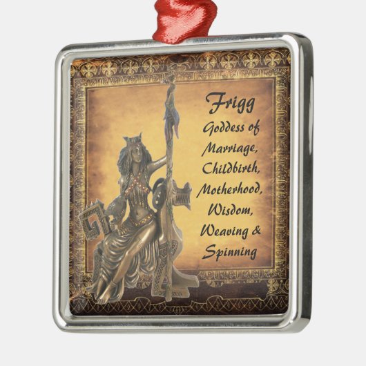 Frigg 2 silbernes ornament (Links)