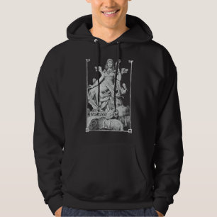 Frigga auf Throne Norse Viking Mythology God Mothe Hoodie