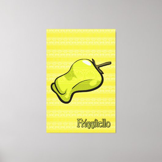 Friggitello Chili Pepper Leinwand Art (Vorderseite)