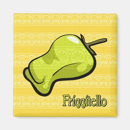 Friggitello Chili Pepper Magnet (Vorne)