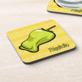 Friggitello Chili Pepper Plastic Untersetzer (Linke Seite)