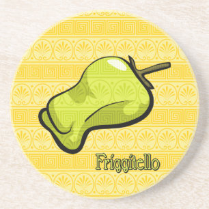 Friggitello Chili Pfeffer Sandstein Untersetzer