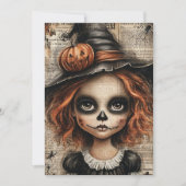 Fright & Delight Halloween Feiertagskarte (Vorderseite)