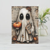 Fright & Delight Halloween Feiertagskarte (Stehend Vorderseite)