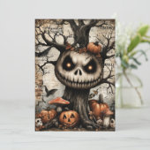 Fright & Delight Halloween Feiertagskarte (Stehend Vorderseite)