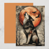 Fright & Delight Halloween Feiertagskarte (Vorne/Hinten)