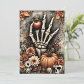 Fright & Delight Halloween Feiertagskarte (Stehend Vorderseite)