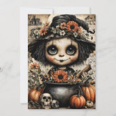 Fright & Delight Halloween Feiertagskarte (Vorderseite)