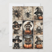 Fright & Delight Halloween Feiertagskarte (Vorderseite)
