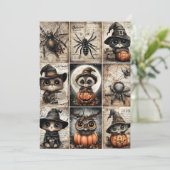 Fright & Delight Halloween Feiertagskarte (Stehend Vorderseite)