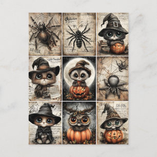 Fright & Delight Halloween Feiertagspostkarte