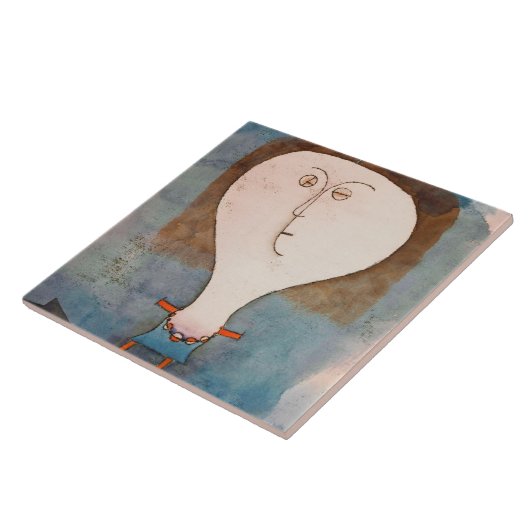 Fright eines Mädchens, Klee Fliese (Seite)