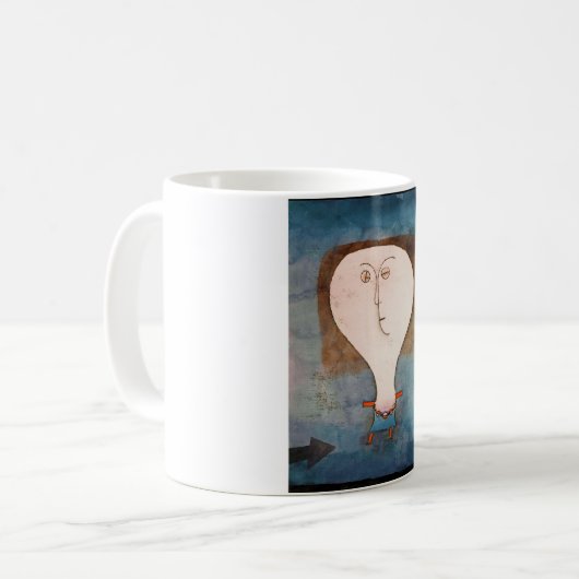 Fright eines Mädchens, Klee Kaffeetasse (Vorderseite Links)
