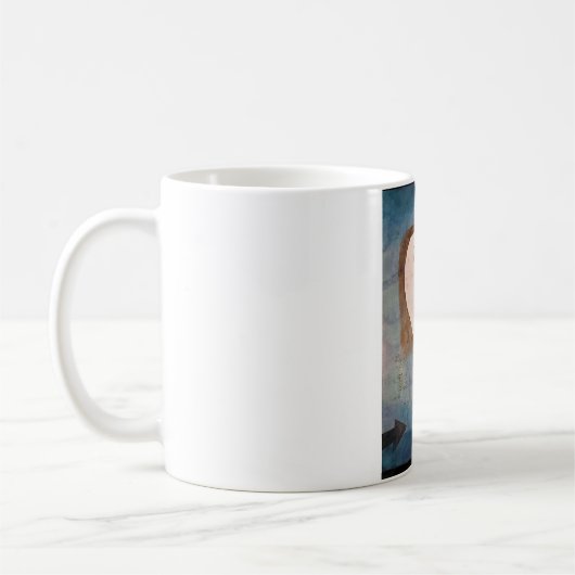 Fright eines Mädchens, Klee Kaffeetasse (Links)