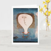 Fright eines Mädchens, Klee Karte (Gelbe Blume)