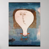 Fright eines Mädchens, Klee Poster (Vorne)