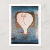 Fright eines Mädchens, Klee Postkarte (Vorderseite)