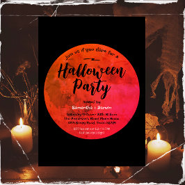 Fright Night Blood Moon Halloween-Party Einladung