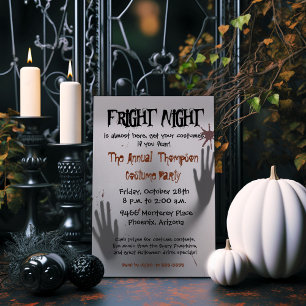 Fright Night Halloween Einladung