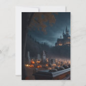 'Fright Night' Halloween Mitteilungskarte (Rückseite)
