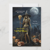 'Fright Night' Halloween Mitteilungskarte (Vorderseite)