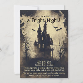 Fright Night Halloween-Party Einladung