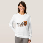 Fright Night Trick oder Leckerei Long Sleeve Shirt (Vorne ganz)