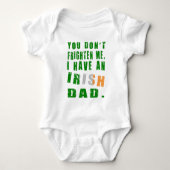 Frighten Irish Vater Baby Strampler (Vorderseite)