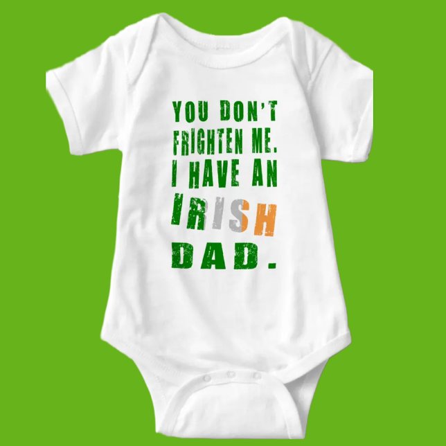 Frighten Irish Vater Baby Strampler (Von Creator hochgeladen)