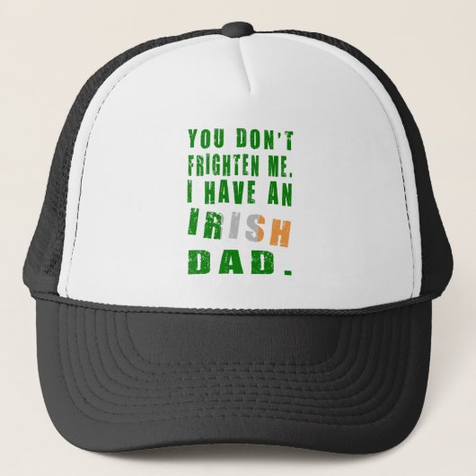 Frighten Irish Vater Truckerkappe (Vorderseite)