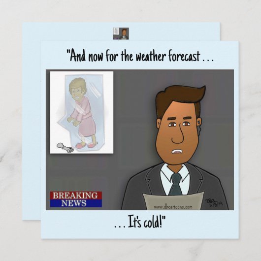 Frigid Flat Card (Vorne/Hinten)