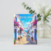 Frigiliana Spanien Postkarte (Stehend Vorderseite)