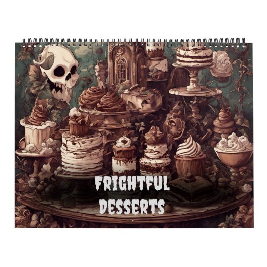 Frigiöse Desserts von Ivy and Bat Gothic Art Kalender (Titelbild)