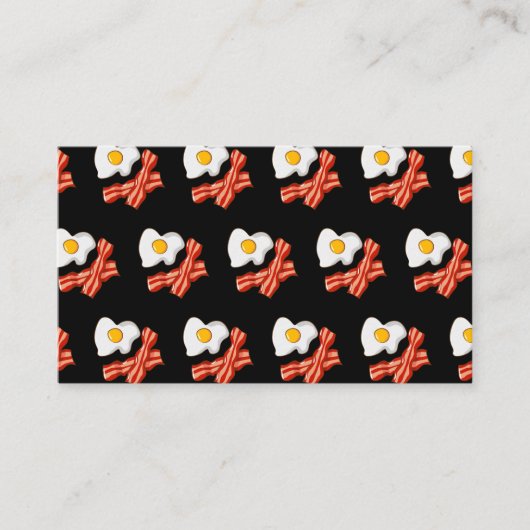 Frigs Bacon Frühstück Liebhaber von Feinschmecker  Visitenkarte (Vorderseite)