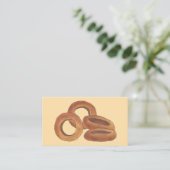 Friion Zwiebeln Rings Fast Food Koch Caterer Koch Visitenkarte (Stehend Vorderseite)