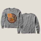 Frijole Frog Siesta Boy's LS Shirt (Design Vorder- & Rückseite)