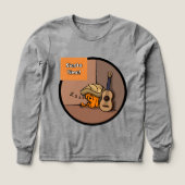 Frijole Frog Siesta Girl's LS Shirt (Design Vorderseite)