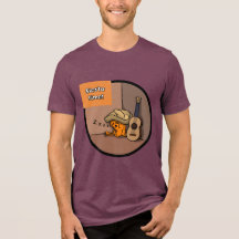 Frijole Frog Siesta Herren Marone T-Shirt
