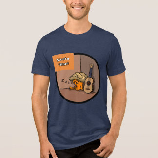Frijole Frog Siesta Herren Navy Blau T-Shirt Tri-Blend Shirt