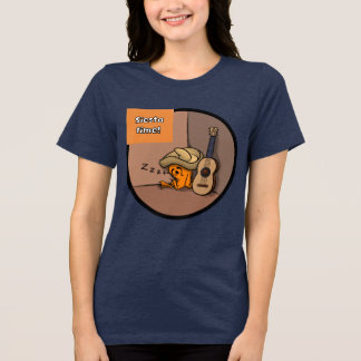 Frijole-Frosch-Siesta-Damen-T-Shirt Tri-Blend Shirt