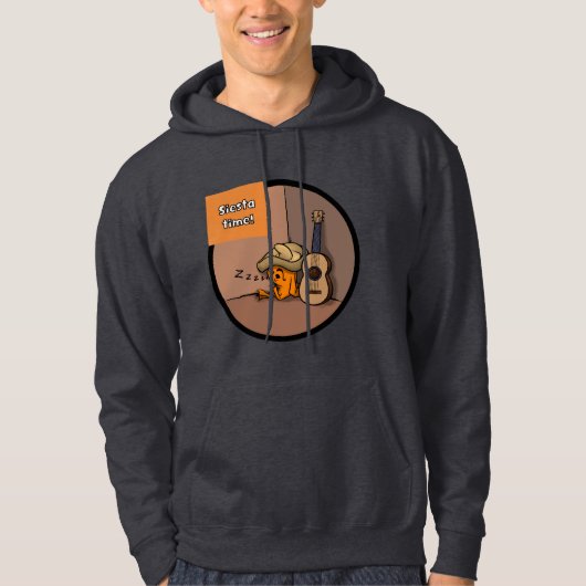 Frijole-Frosch-Siesta Herren-Hoodie Hoodie (Vorderseite)