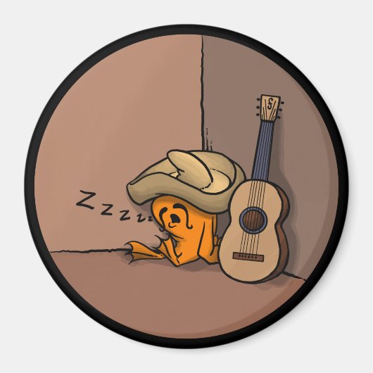 Frijole-Frosch-Siesta-Magnet Magnet (Vorne)