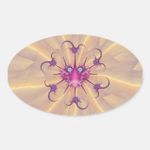 Frijoles Bug & Anti-Virus Oval Aufkleber
