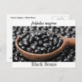 Frijoles Negros / Schwarze Bohnen Postkarte (Vorne/Hinten)