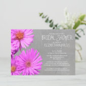 Frikart's Aster Bridal Shower Einladungen (Stehend Vorderseite)