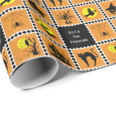 Frikes Halloween-Wrapping Paper Geschenkpapier (Rolleneckpunkt)