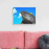 Frill halackte Lizard Leinwanddruck (Insitu (Wohnzimmer))